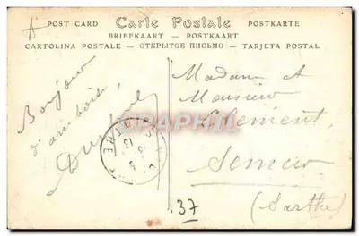 Kaplica zamkowa. Polowanie na Świętego Huberta — Amboise — ND Fot. — Rewers
