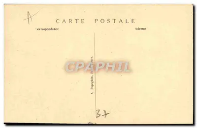 Chenonceau — Wielka Galeria na pierwszym piętrze — A. P. — Rewers