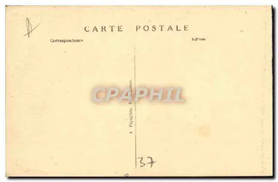 Chenonceau (Loiret) - Zamek - Façada Północno-Wschodnia — wydawca A.P. — Rewers