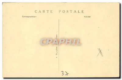 Chenonceau — Wnętrze kaplicy zamku — Wydawca nieznany, nr serii 41 — Rewers