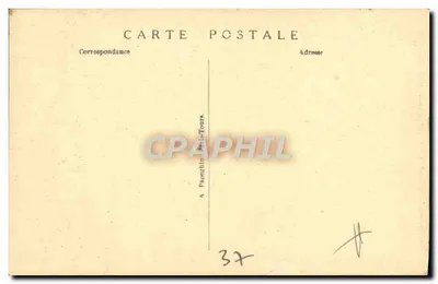 Chenonceau — Wieża Marque — A. P. nr 15 — Rewers