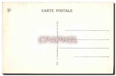 Pittoreske straat van het Vieux Royat — L'Auvergne — uitgever J. Goultéanges, nr. 435 — Achterkant