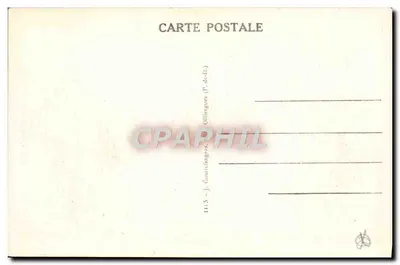 Le Puy-de-Dôme, vista do pé (Alt. 1465 m.) — A Auvergne — editor J. Gautier (P. de D.) — Verso