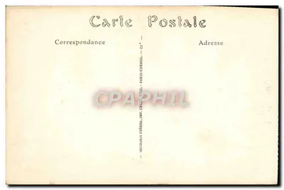 Okręgi Châtel-Guyon — Zamek Chazeron — Front główny — Imp. Neurougin Frères, Paris-Corbell — Rewers
