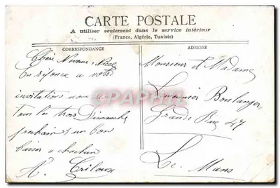 Bordeaux - Monumento dei Girondini — Editore: Étayerch, Parigi — Verso