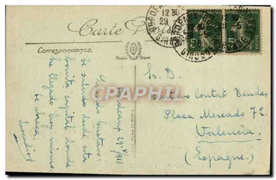 Bordeaux - Monument Gambetta — Selecta, nr 144 — Rewers