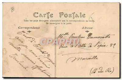 Châtel-Guyon — widok panoramiczny — Poetycki — Rewers