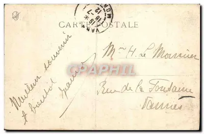 Mont-Dore — Ogólny widok i Puy Gros (Wys. 1482 m) — Pittoreska Auvergne, nr 733 — Rewers