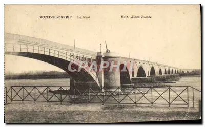 Pont-St-Esprit — O Ponte — Edit. Aliban Broche