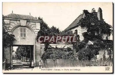 Pontigny (Yonne) — Porta da Abadia — JND Fot.