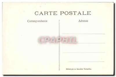 Chantilly - Statua księcia d’Aumale — Héliotypie A Bourdier Versailles, n°5 — Rewers