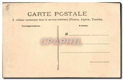 Moulins — Túmulo do Duque de Montmorency — O Hércules — P. Paquet, editor Moulins, N° 7 — Verso