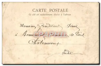 Bourges — Katedra Najświętszej Maryi Panny — B.F. Paryż — Rewers