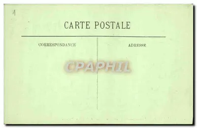 Compiègne — Zamek — Pokój spania Napoleona I — LL. — n°28 — Rewers