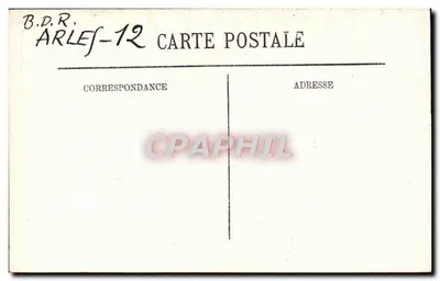 Arles — Katedra św. Trofimego — Szczegół portalu — LL — Selecta — Rewers