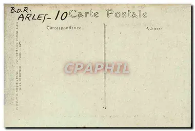 Arles — Klasztor Świętego TROFIMA (XII wiek) — JND Phot. — Rewers