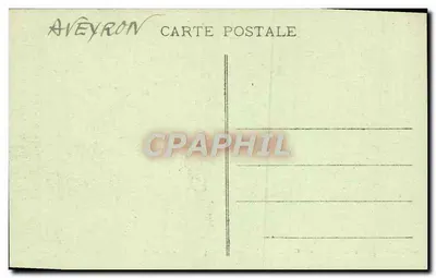 Conques (Aveyron) — Tympań Portalu Katedry — Imprimerie P. Carrère, Rodes — Rewers