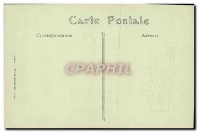 Miasto CARCASSONNE (V wiek) — widok z wałów i wież — ND. Fot. — Rewers