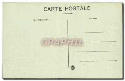 Carcassonne — Algemene uitzicht naar het zuiden — Uitgever niet geïdentificeerd — Achterkant