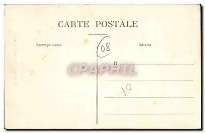 Rethel — Portail da Igreja de São Nicolau — E. Mulot, édit, Rethel — Verso
