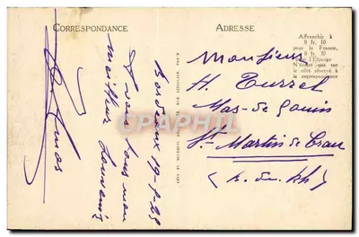 Bordeaux — O Monumento dos Girondinos e a Praça dos Quinconces — LL, n°193 — Verso