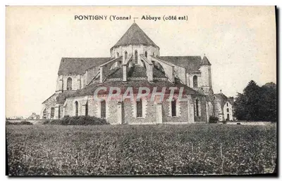 Pontigny (Yonne) — Abadia (lado leste) — Editor: J. Lefebvre & Cie