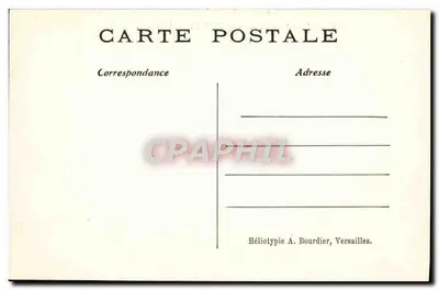 Park Zamku Chantilly — Dom Sylvie — Héliotypie A. Bourdier, Versailles, n°109 — Rewers