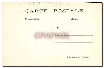 Chantilly — Il Castello — Hélio. A. Bourdier, Versailles — Verso