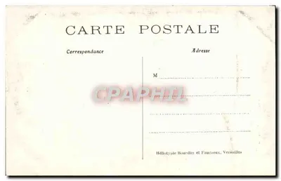 Las Chantilly — Stół okrągły — Héliotypie Bourdier et Faucheux, Paryż, nr 171 — Rewers