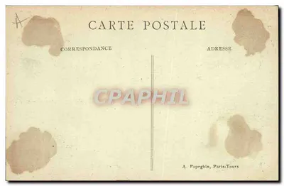 Tours (I.-et-L.) — Hotel de Ville e Praça — A.P. — Verso