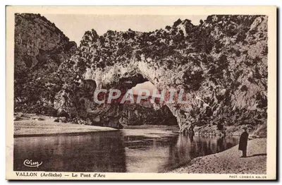 Vallon (Ardèche) — O Ponte d'Arc — Fot. Combier Malon