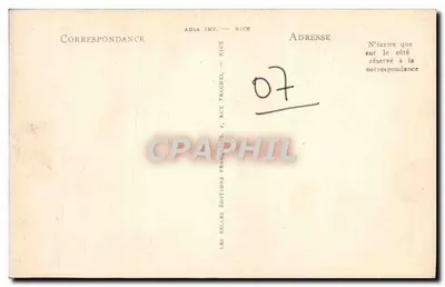 Vals-les-Bains — Ogród Źródła św. Jana — wydawnictwo Belles Imp. Nice — Rewers