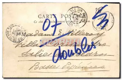 Ruïnes van het Kasteel van Crussol — Valence — onbekende uitgever — Achterkant