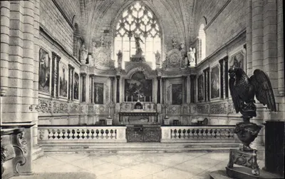 Côro da igreja — Abadia de Bassac (Charente) — Éd. A. Gilbert, Jornac