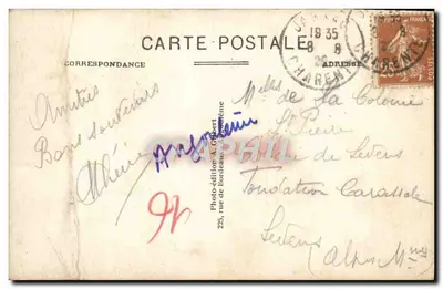 Gotische Kapelle, rue de Beau lieu — Angoulême (Charente) — A.G.A. n°452 — Rückseite