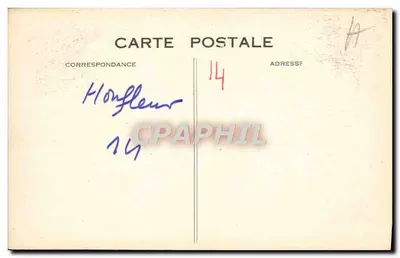 Honfleur — Wnętrze kaplicy Notre-Dame de Grâce — G.F., Le Havre — Rewers