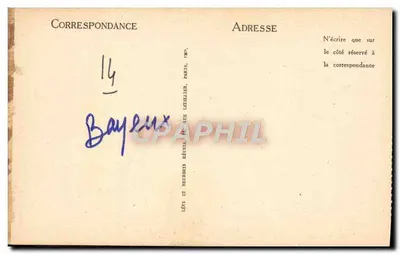 Bayeux — La Catedral — El Coro — LL — Reverso