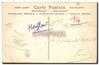 Honfleur — A Igreja de São Leão — ND — Verso