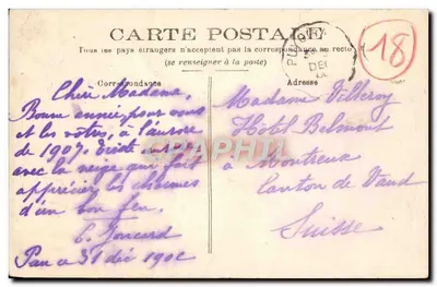 Bourges — Cattedrale — Interno — Nouvelles Galeries, n°109 — Verso