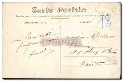 Bourges — Katedra — C. P. A. 5014 — Rewers