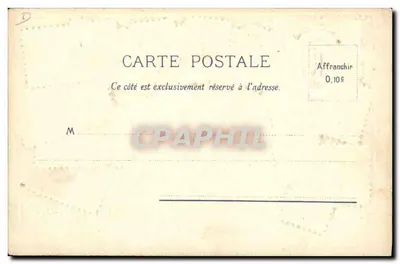 Sammlung französischer Briefmarken — Nr. 19 — Rückseite