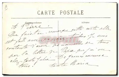 Lembrança da Guerra Europeia 1914-1915 — R. Payomine, 1914 — Verso