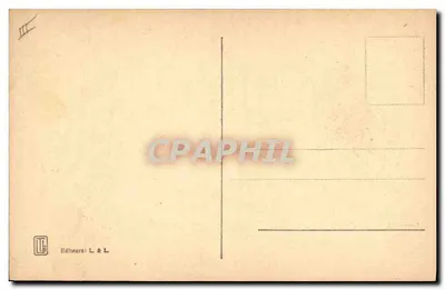 Arabische handwerker — jonge man die een vaas schildert — uitgever L. & L., n° 127 — Achterkant