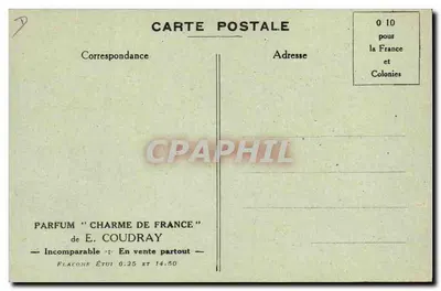 Brouwerij van alcoholische preparaten — Parfumerie E. Coudray, Parijs — Fabriek van St-Denis — Achterkant