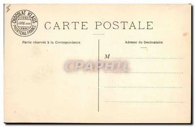 Le Havre — O porto antigo — Editores: CHOCOLAT KLAUS — Verso