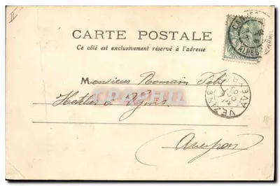 CANNES — Vue prise du Phare — éditeur M.T. n°75 — Verso