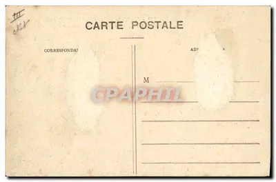 Os Pescadores do CABO NÈGRE, perto de Cavalière — Linha do Ferro do Sul da França — Linha do Litoral — A. Bougault n°312 — Verso