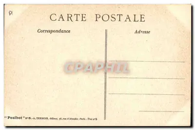 Crianças brincando de batalha — cena de rua — editor Ternois, n°5 — Verso