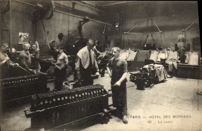 Paris — Hôtel des Monnaies — La coulée