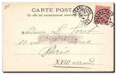 Hôtel des Monnaies — Paris — L. J. & Cie, editora, Angoulême-Paris — Verso